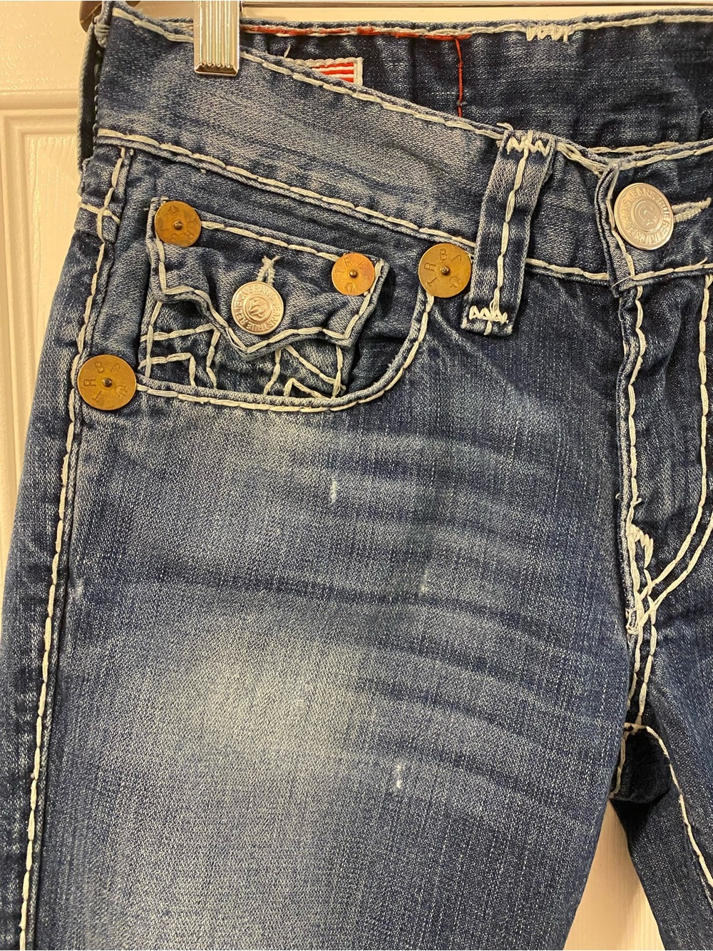 Vintage True Religion Ricky Super T Jeans - Size 30 (Made in USA) - Picture 4 of 15